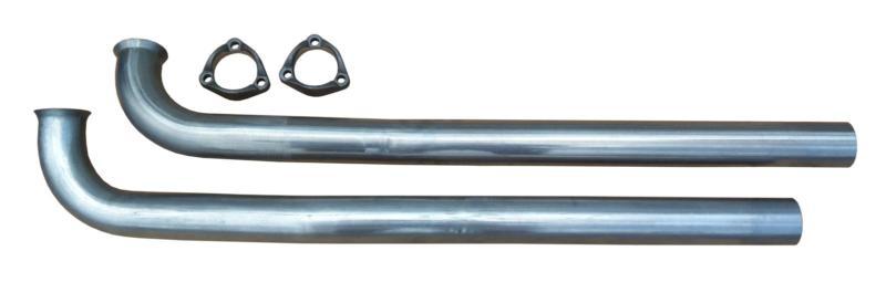 Pypes exhaust downpipes stainless 2.5" dia ho/ra manifolds pontiac psgr carpair