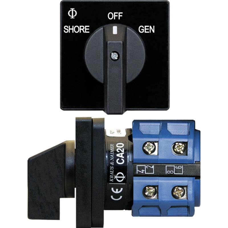 Blue sea 9009 switch, ac 120vac 32a off 2 position