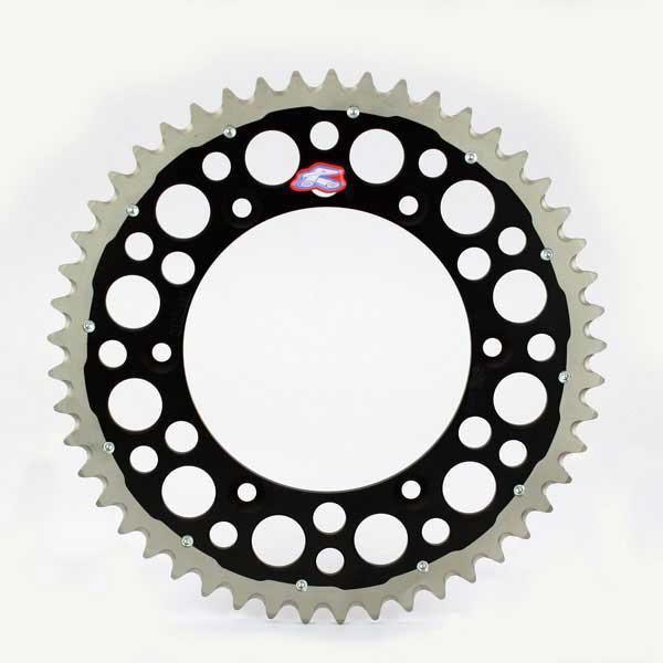 Renthal twinring heavy duty rear sprocket - black - 50t  1120-520-50gpbk