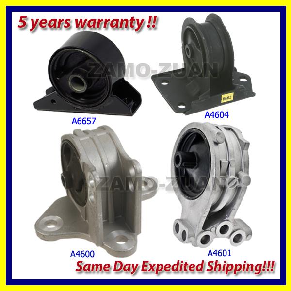 1996-1999 mitsubishi eclipse 2.0l engine motor & trans mount set 4pcs for auto