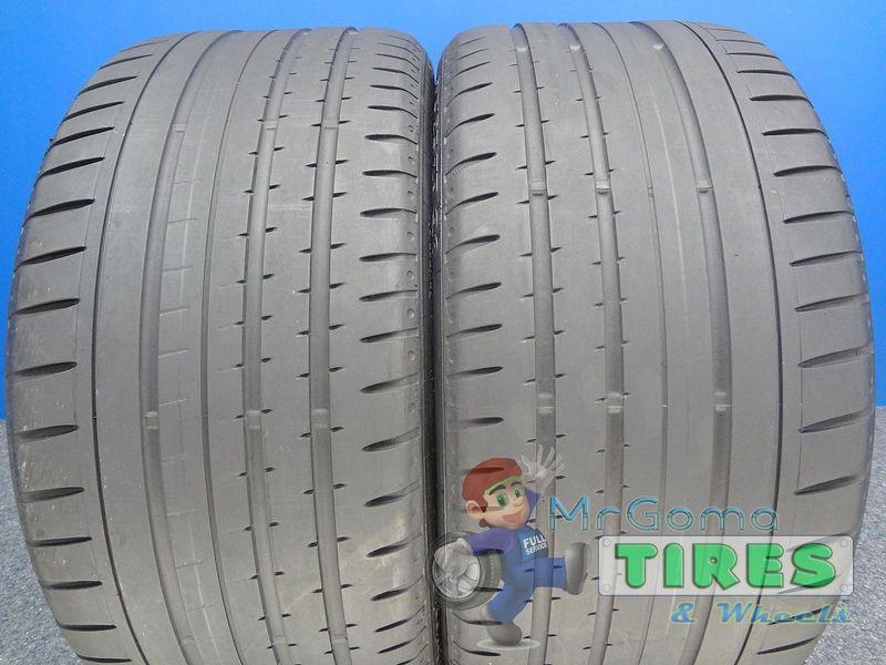 2 continental sportcontact 2 mo 275/35/20 used tires free m&b 27535zr20 2753520