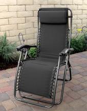 Prime products del mar recliner, baja black 13-4479