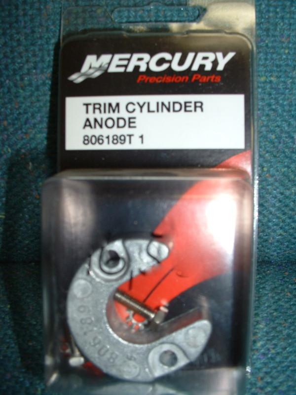 Mercury quicksilver trim cylinder anode 806189t1 bin 61 