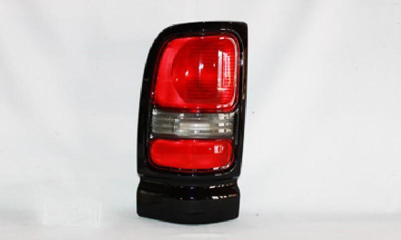 Tyc 94-02 dodge ram pick up (spirit;blk) tail light left