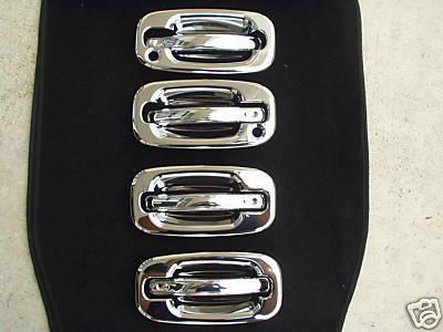 Chevy silverado chrome door handle cover covers 99 00 01 02 03 04 05 06