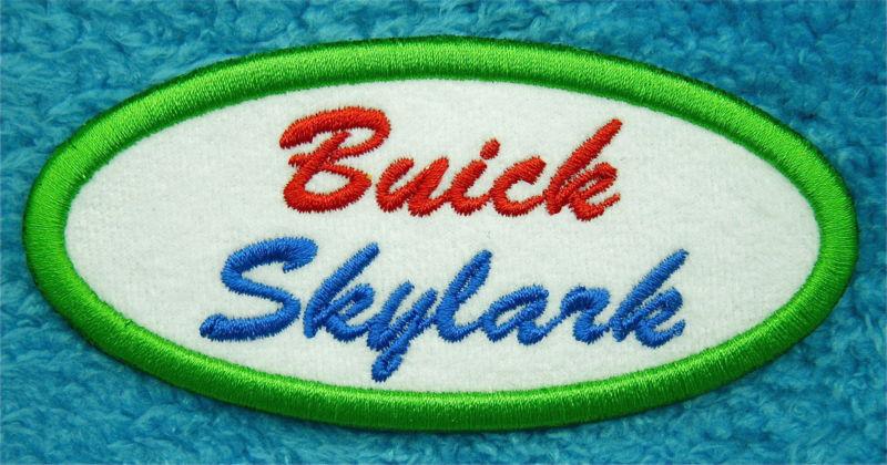 Buick skylark embroidered patch iron on