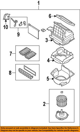 Mazda oem ldy461j6x cabin air filter