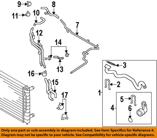 Volkswagen oem 3c0122291 cooling-upper coupling