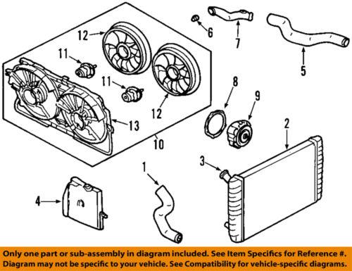 Gm oem 10333858 engine coolant recovery tank-reservoir tank