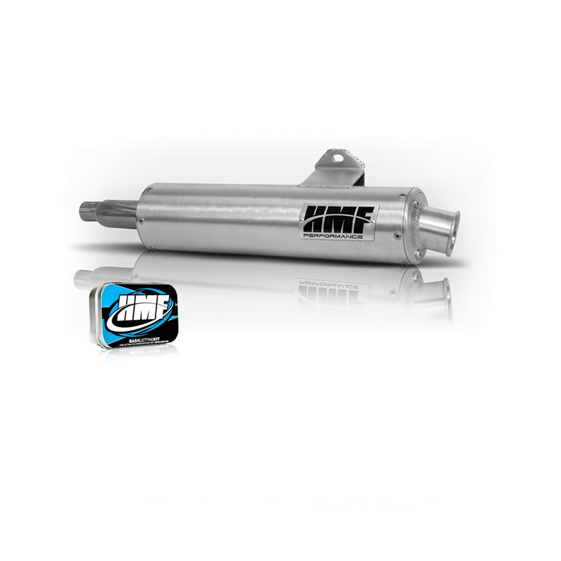 Hmf honda foreman 450 2002 - 2004 slip on exhaust muffler & hmf jet kit