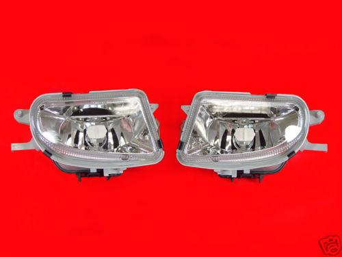 Usa 2000 2001 2002 mercedes benz w210 e320/e430 euro fog lights lamps pair 00 01