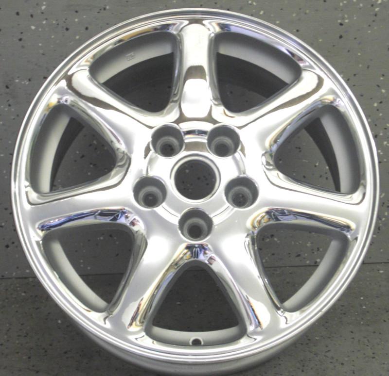 Factory oem cadillac seville 16" chrome wheel / rim "b+" condition 4539