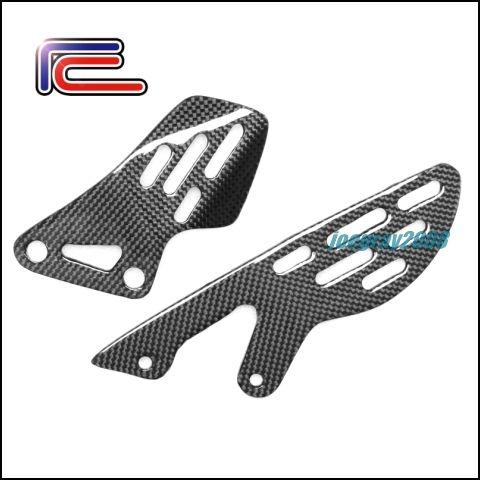 Rc carbon fiber heel guards plates yamaha yzf r1 09 10 11 12 13