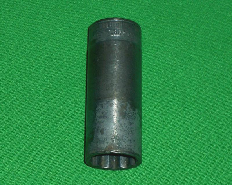 Vtg 1945 “g” gov snap-on 1/2" dr s-300-1/2 15/16 deepwell ratchet socket tool 