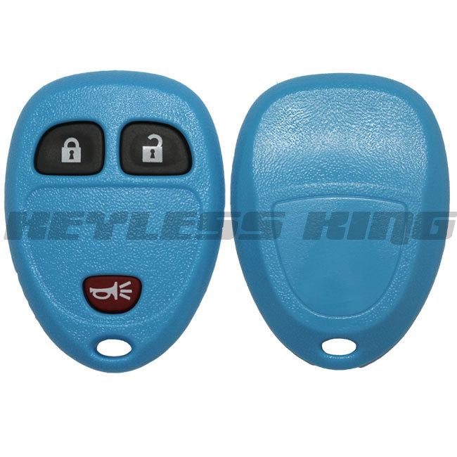 New light blue replacement keyless remote key fob shell case for 15777636