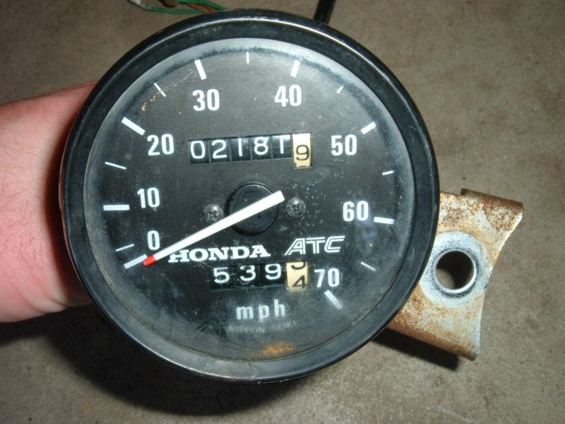 1985 honda 200 200m 185s 200x 250r rare oem atc speedometer gauge cluster nice!!