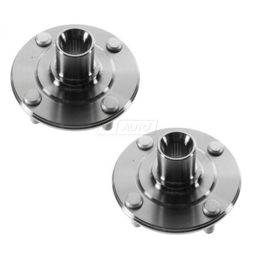 Wheel hubs 4 lug front left & right pair set for 02-07 mitsubishi lancer