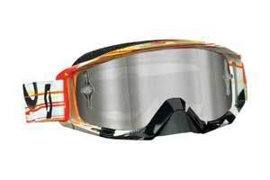 New scott tyrant w/ yellow chrome works lens adult goggles,paint orange,one size