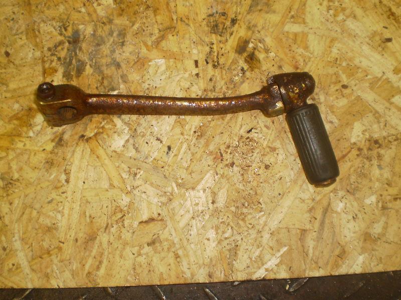 Harley 1974 rapido 175 kick start lever with rubber *