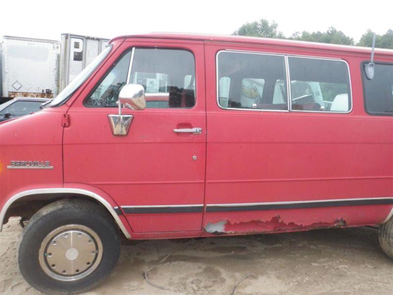 86 87 88 89 90 91 92 93 chevrolet van lh left drivers used oem red front door