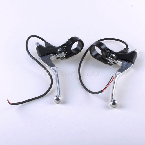 Gau 1 pair aluminium brake lever for electric bike scooter mini bike chopper