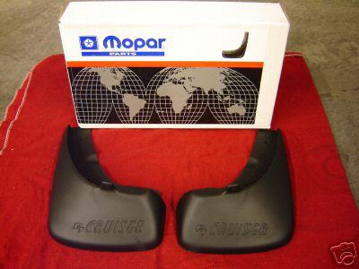 Chrysler pt cruiser  rear deluxe molded splash guards