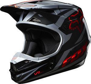 Fox racing v1 race 2014 mx/offroad helmet orange