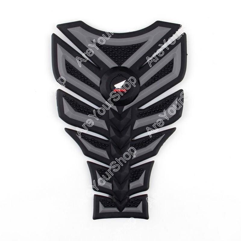 3d rubber tank pad protector gas motorcycle honda cbr 600 900  954 1000 rr grey