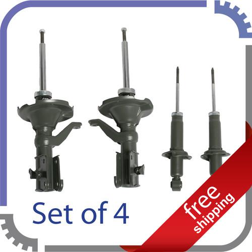 4pc full set | 03-05 honda civic | shock absorbers - replacement struts - gray