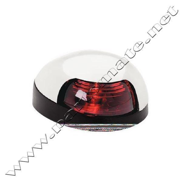 Attwood 3153r7 quasar side light / sidelight red lens chr cvr