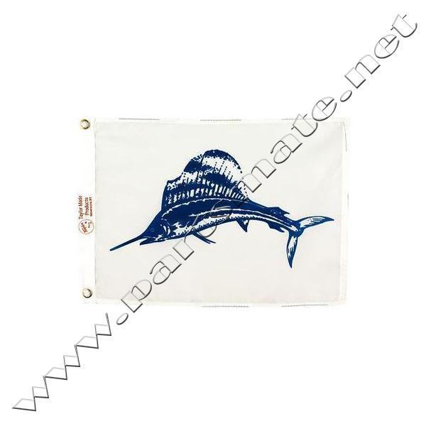 Taylor 2818 fisherman's catch flag / flag 12inx18in nylon sailfi