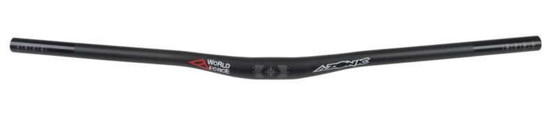 Oneal-mx/azonic world force bar(30" width) handlebars,black,2" rise in 25.4 bar