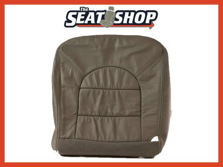 Buy 97 98 99 00 Ford F250/350 Grey Leather Seat Cover LH Bottom in ...