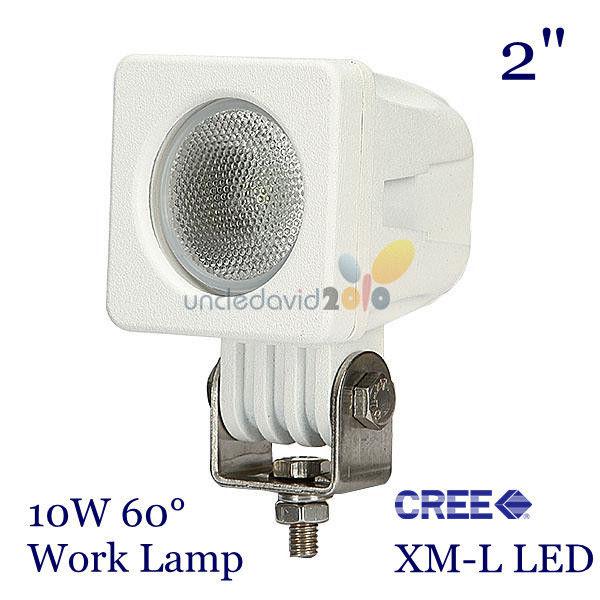 10w cree xm-l led work light flood driving fog lamp jeep motorcycle boat offroad