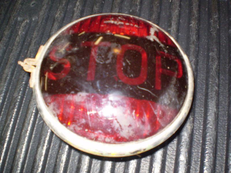 Vintage red stop / tail light 