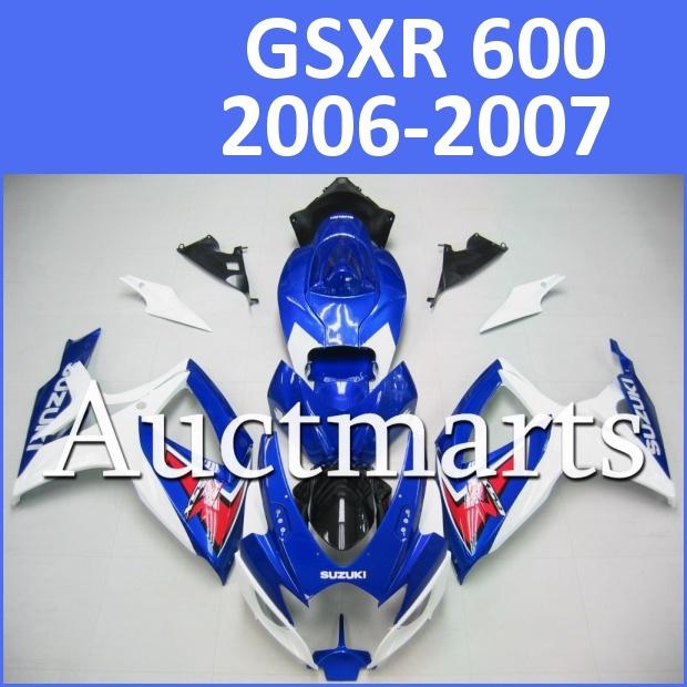 Fit suzuki gsxr 750 gsxr 600 06 07 gsx-r 2006 2007 fairing bodywork k6 d11 g51