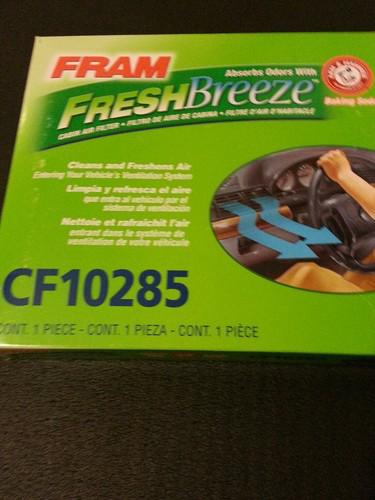 Fram cf10285 cabin air filter