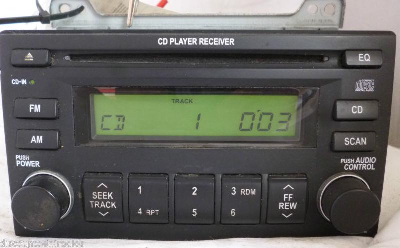 06-08 kia sedona 07 entourage radio cd player 96140-4d100va *