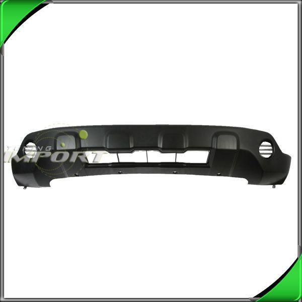 07-09 honda crv cr-v front lower half bumper cover valance panel black air dam