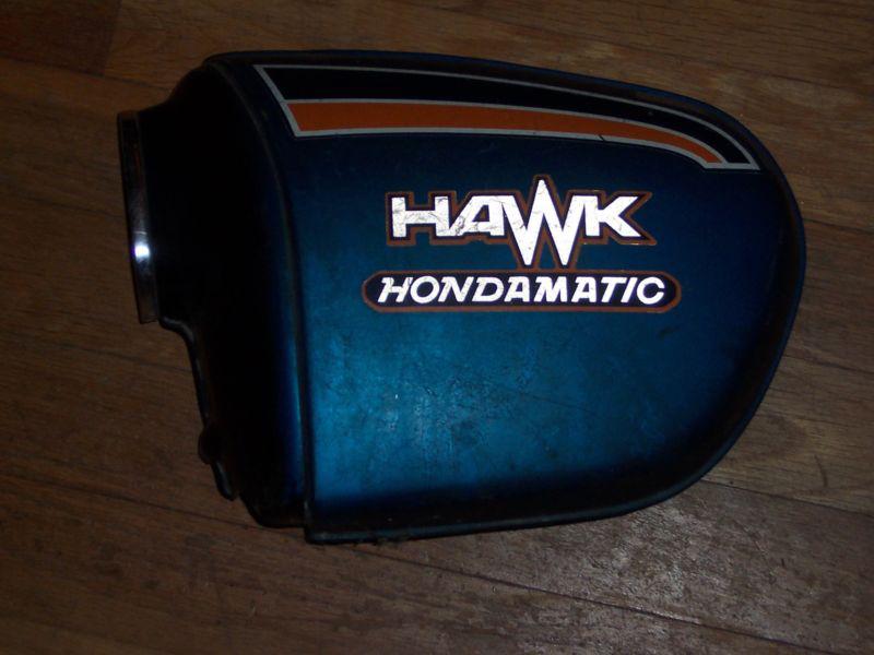 Honda cb400 hawk hondamatic left side cover used vg no broken tabs