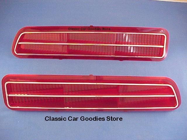 1969 chevy camaro rs tail light lens. (2) brand new!
