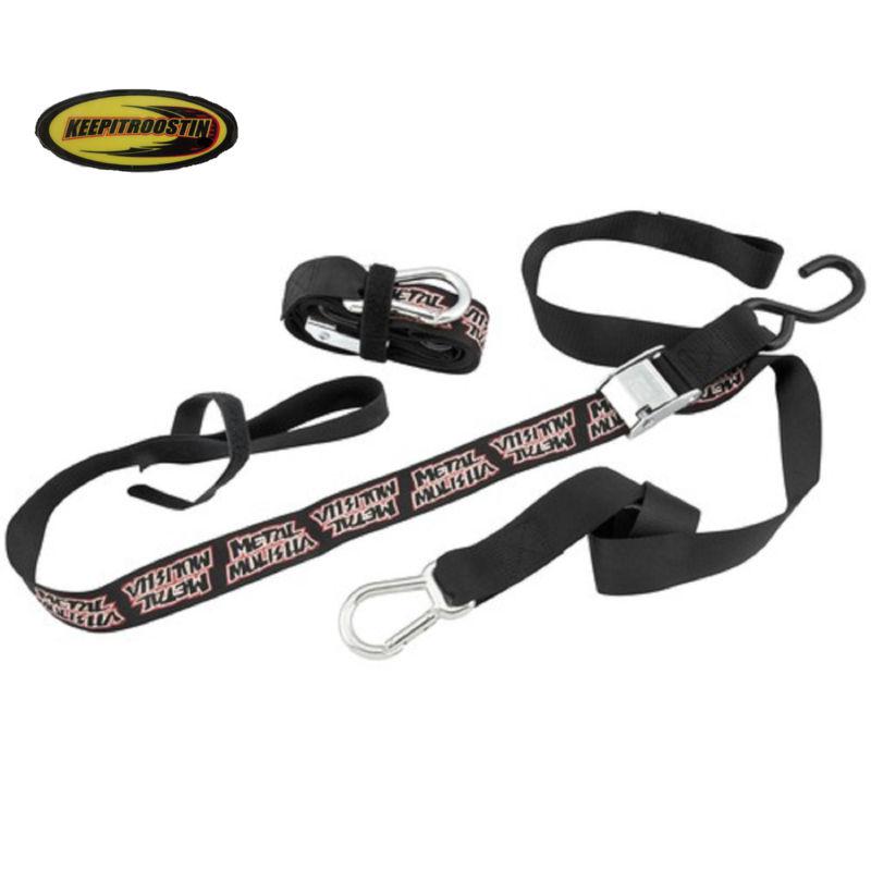 Mulisha tie downs tow straps for suzuki drz dr 250 350 400 110 1990-2013