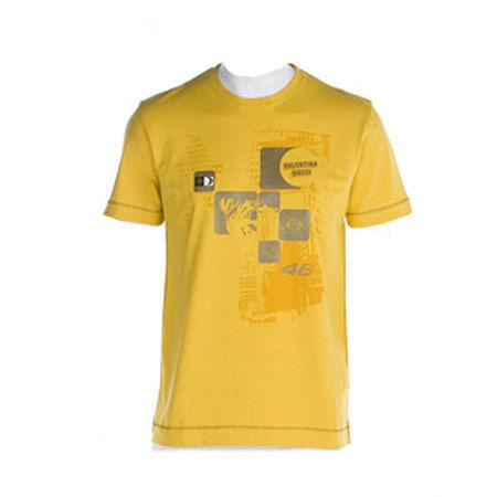 Valentino rossi precisport yellow moon t-shirt xxl 2xl