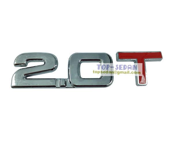 Vw volkswagen audi ford turbo 2.0 t 2.0t rear badge emblem sticker q3 q5 q7 s rs