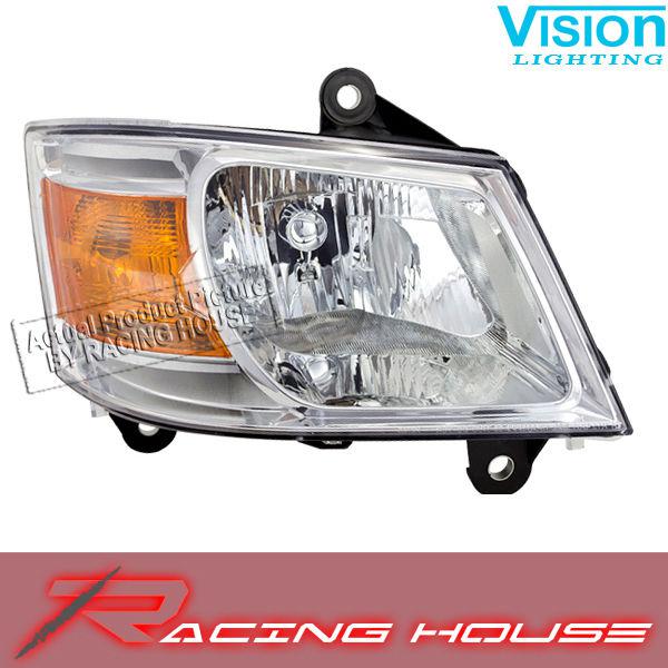 Right passenger side headlight kit unit replacement 2008-2010 dodge caravan