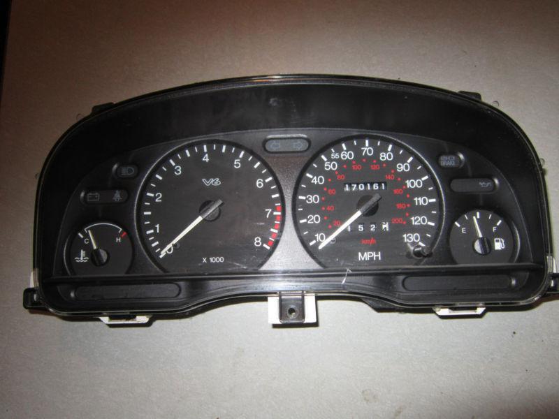 98-00 ford contour speedometer cluster gauges mercury mystique cluster panel oil