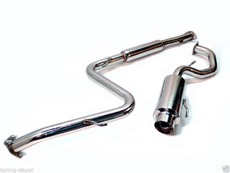 Obx mitsubishi eclipse rs gs 95-99 b3 catback exhaust system type r