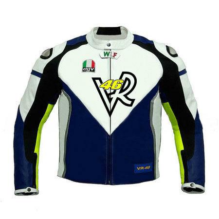 New rossi motor bike racing leather jacket one piece 