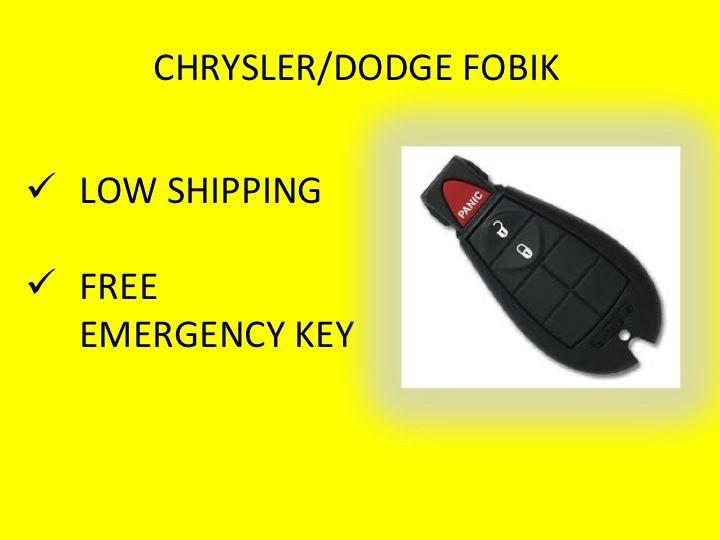 Chrysler fobik - with free emergency key