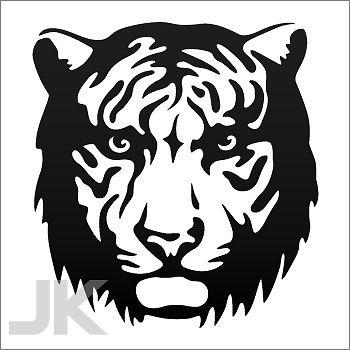 Sticker decals tiger tigers angry attack predator jungle wild cat 0502 ag94f